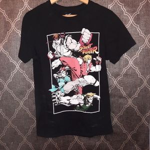 Men's Street Fighter Black Short Sleeve Tee NWOT size Medium